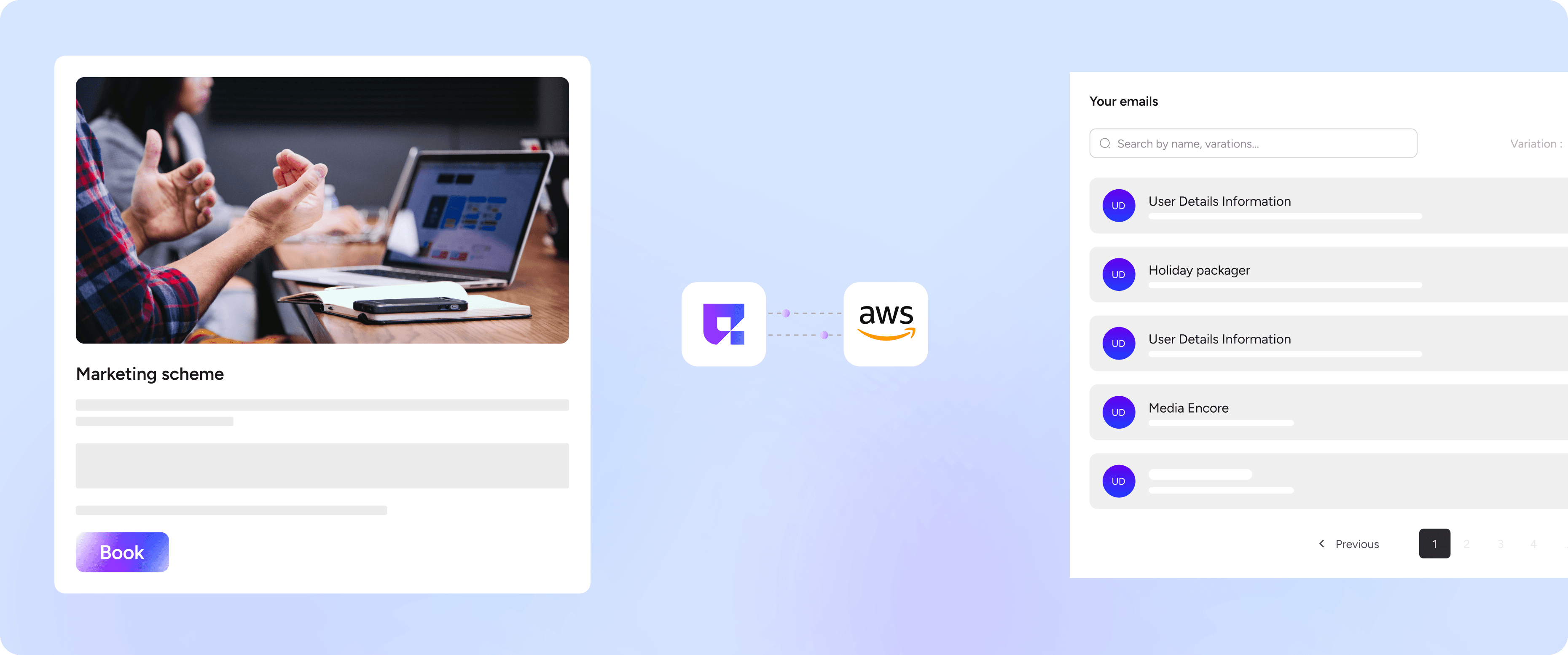 Screenshot of UI kit dashboard