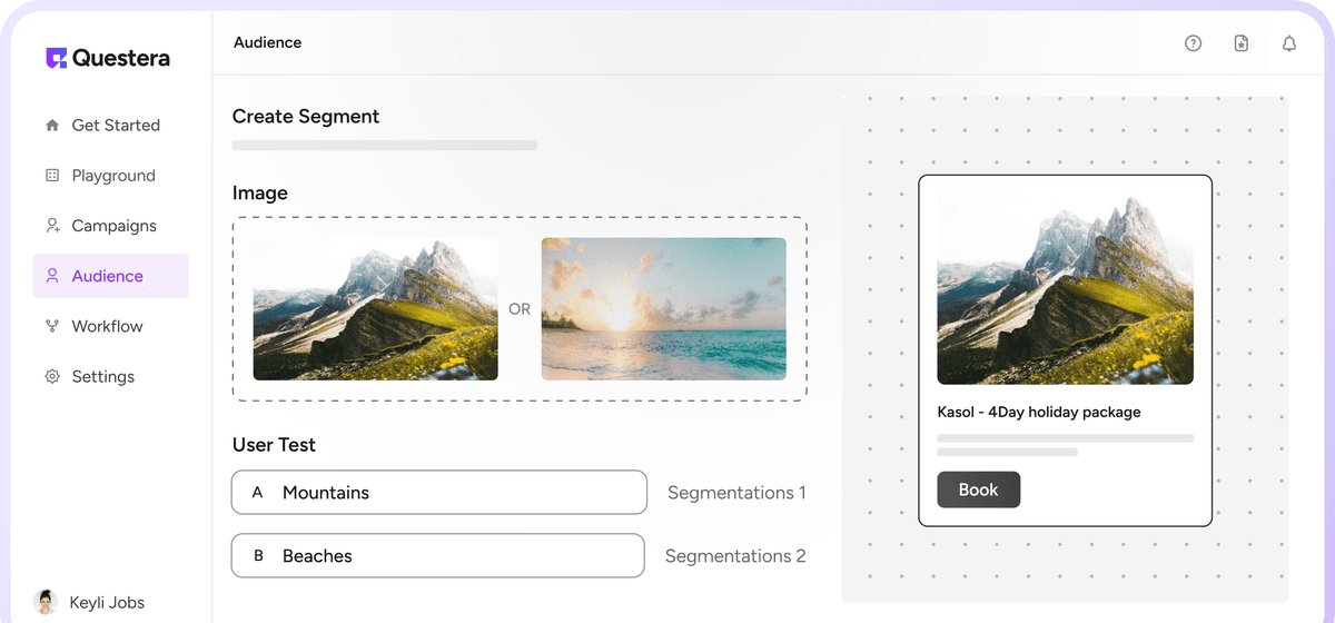 Personalise Journey