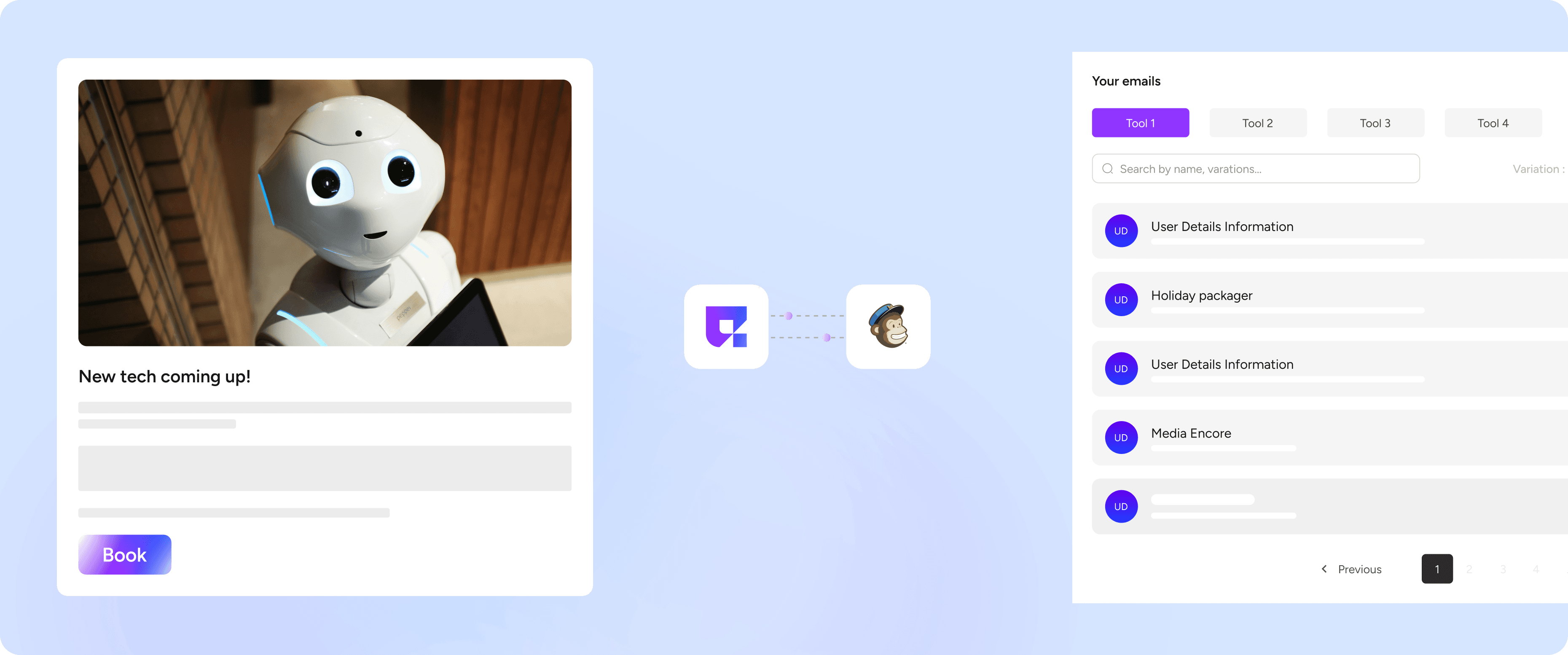 Screenshot of UI kit dashboard