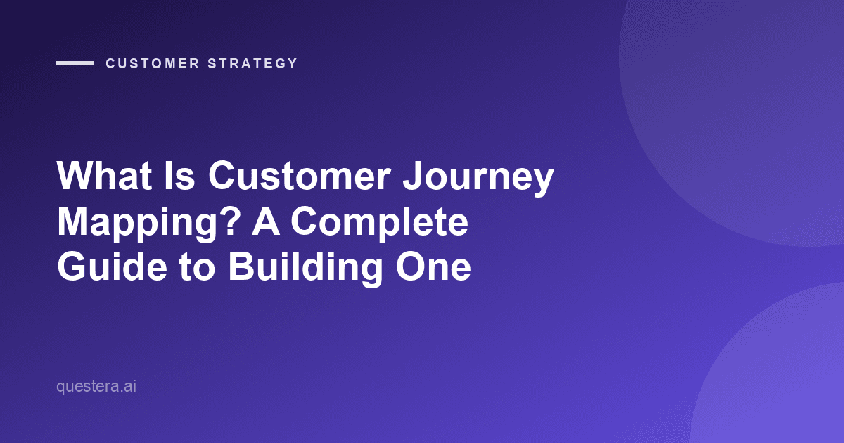 What Is Customer Journey Mapping? A Complete Guide to Building One