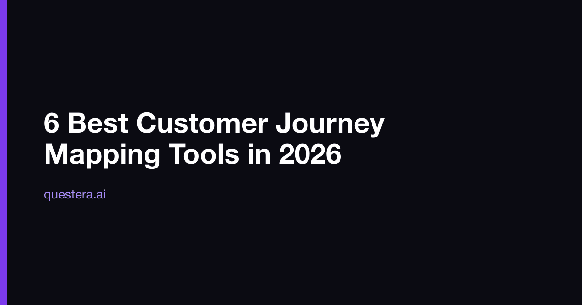 6 Best Customer Journey Mapping Tools in 2026
