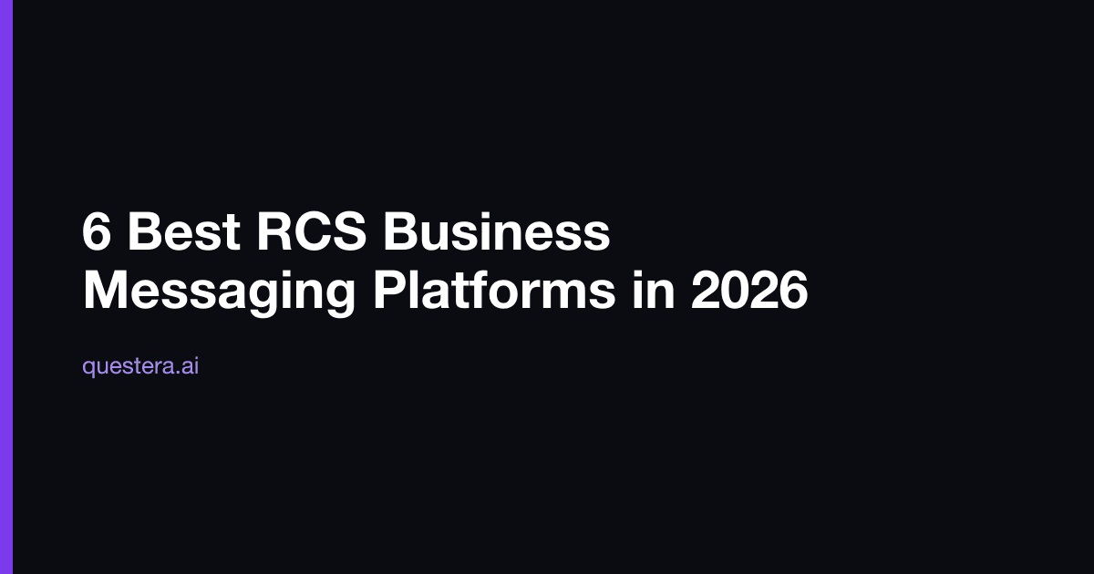 6 Best RCS Business Messaging Platforms in 2026