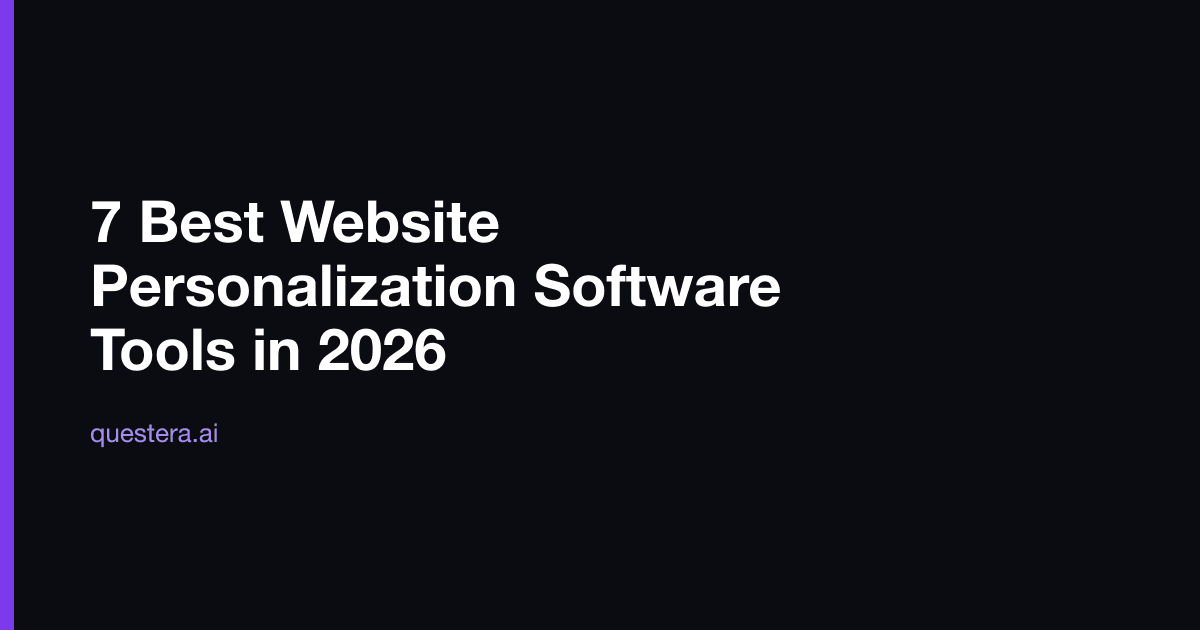 7 Best Website Personalization Software Tools in 2026