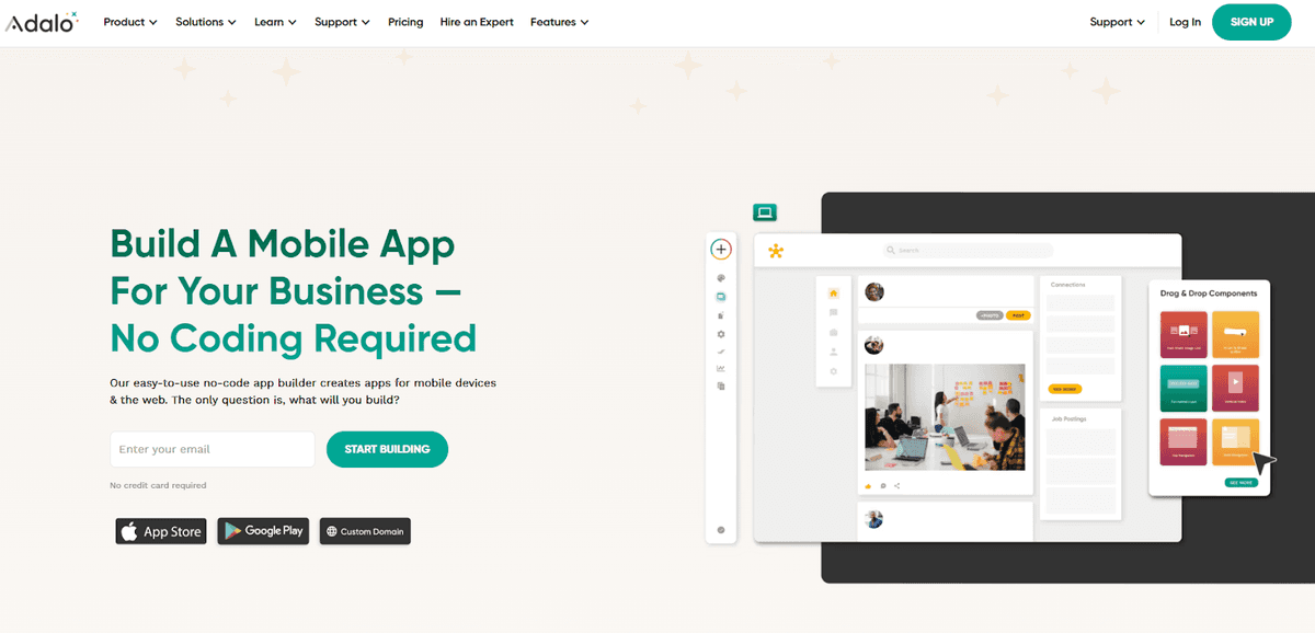 Adalo – Best for Mobile MVPs