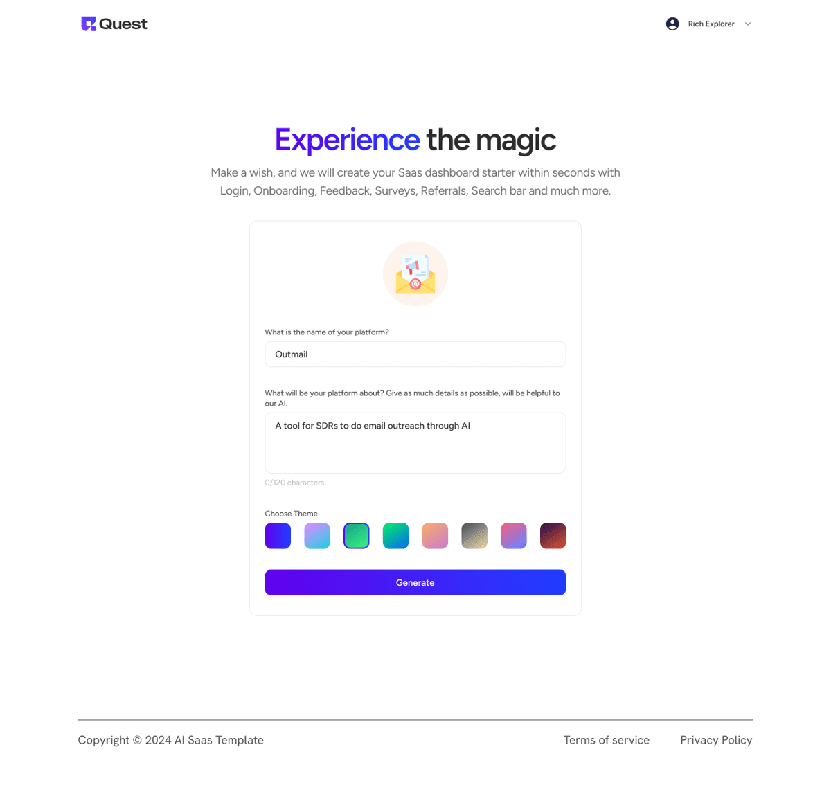 Access the Greta Dashboard