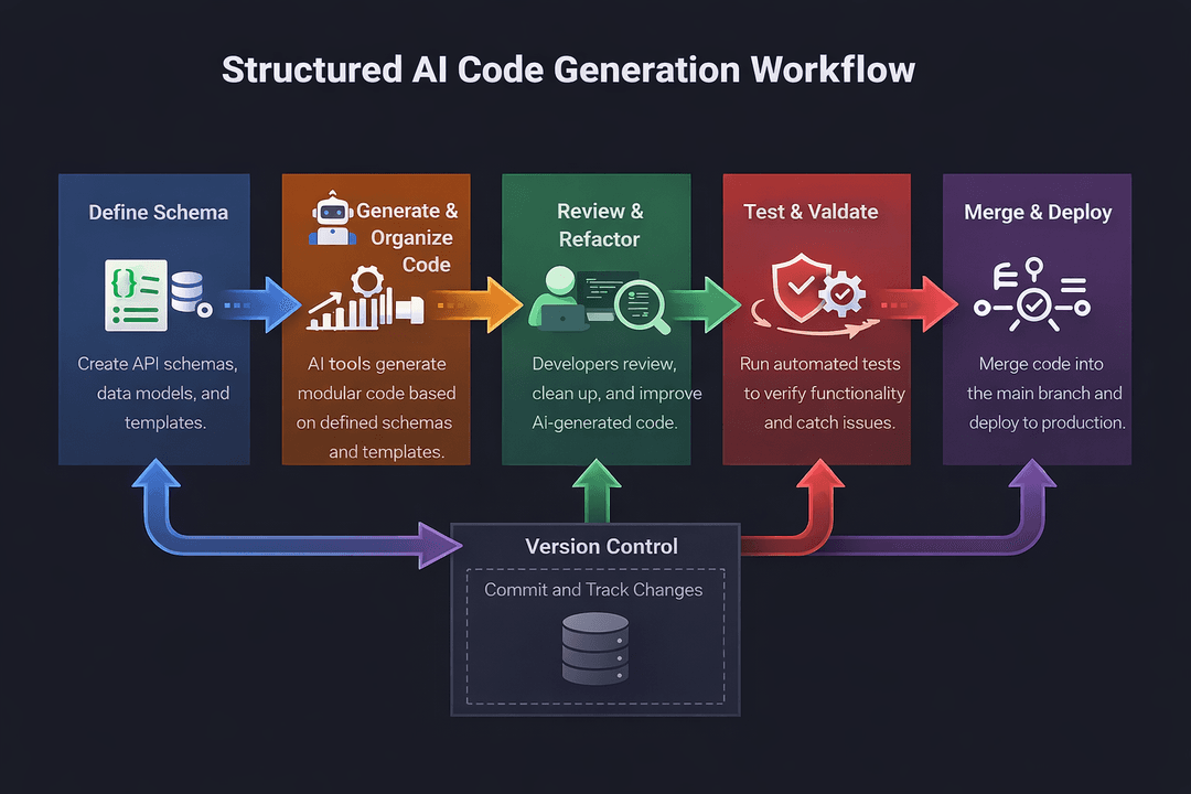 How to Structure AI-Generated Code for Real Project?