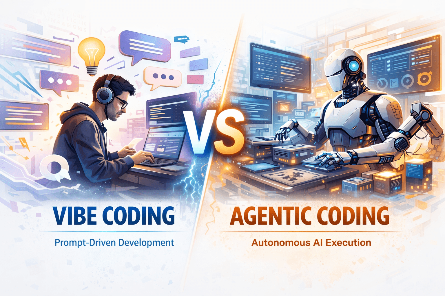 Vibe Coding vs Agentic Coding