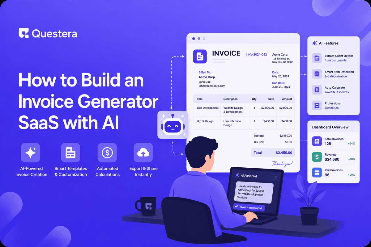 Build invoice generator SaaS with AI — PDF generation, payments, recurring invoices