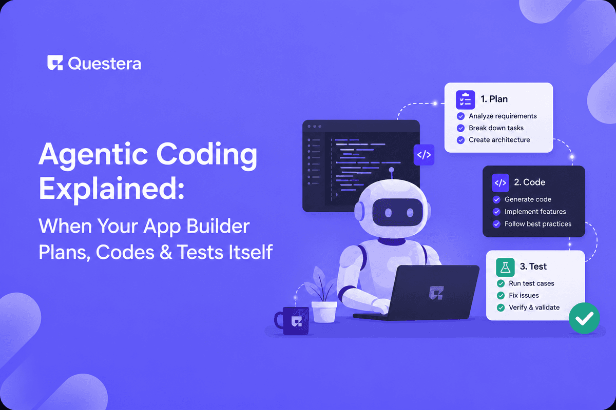 Agentic coding when app builders plan code and test themselves
