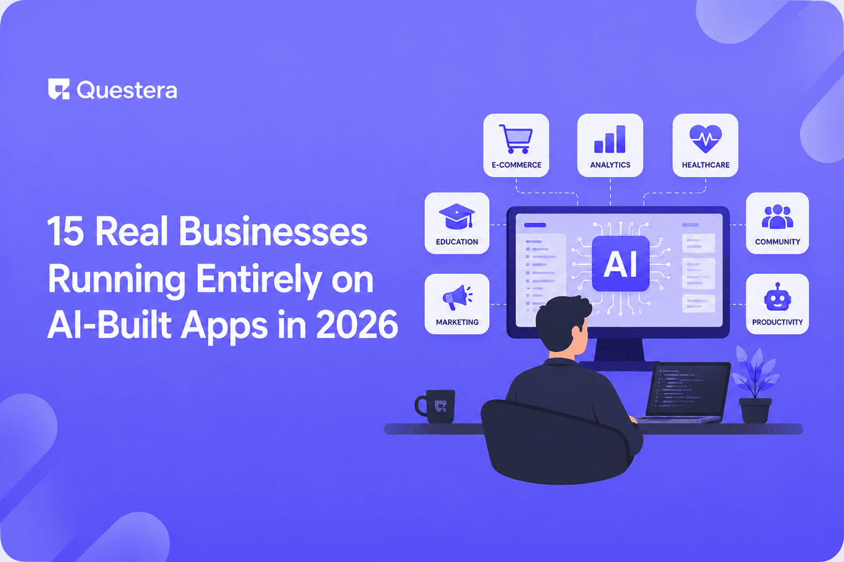 Businesses running on AI-built apps in 2026 — categories and models