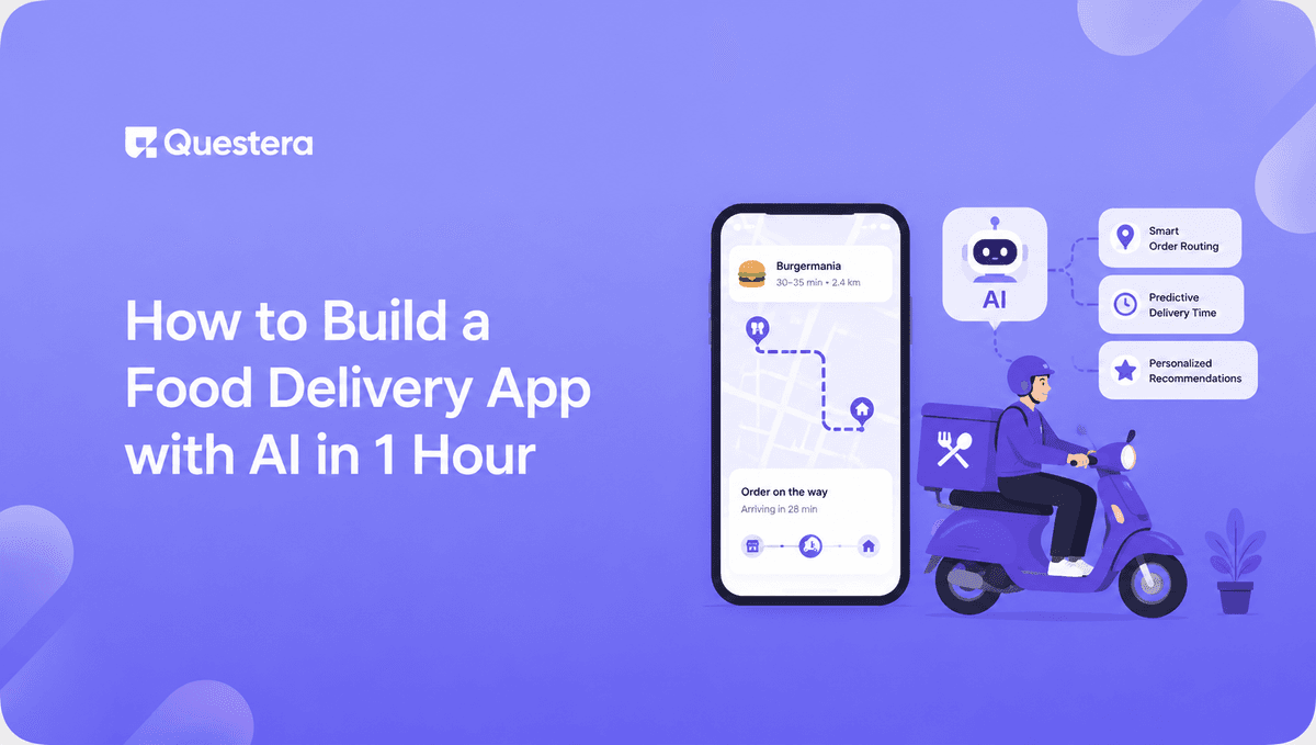 How to Build a Food Delivery App with AI in 1 Hour