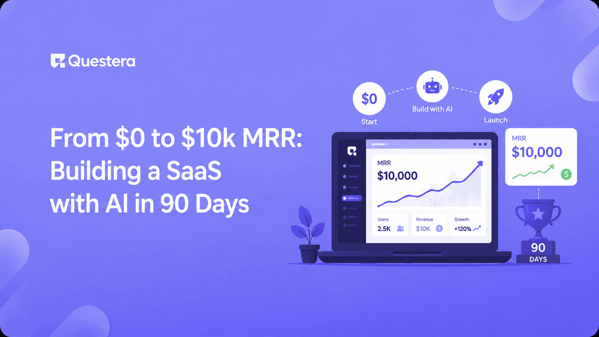 From $0 to $10k MRR — Building a SaaS with AI in 90 Days