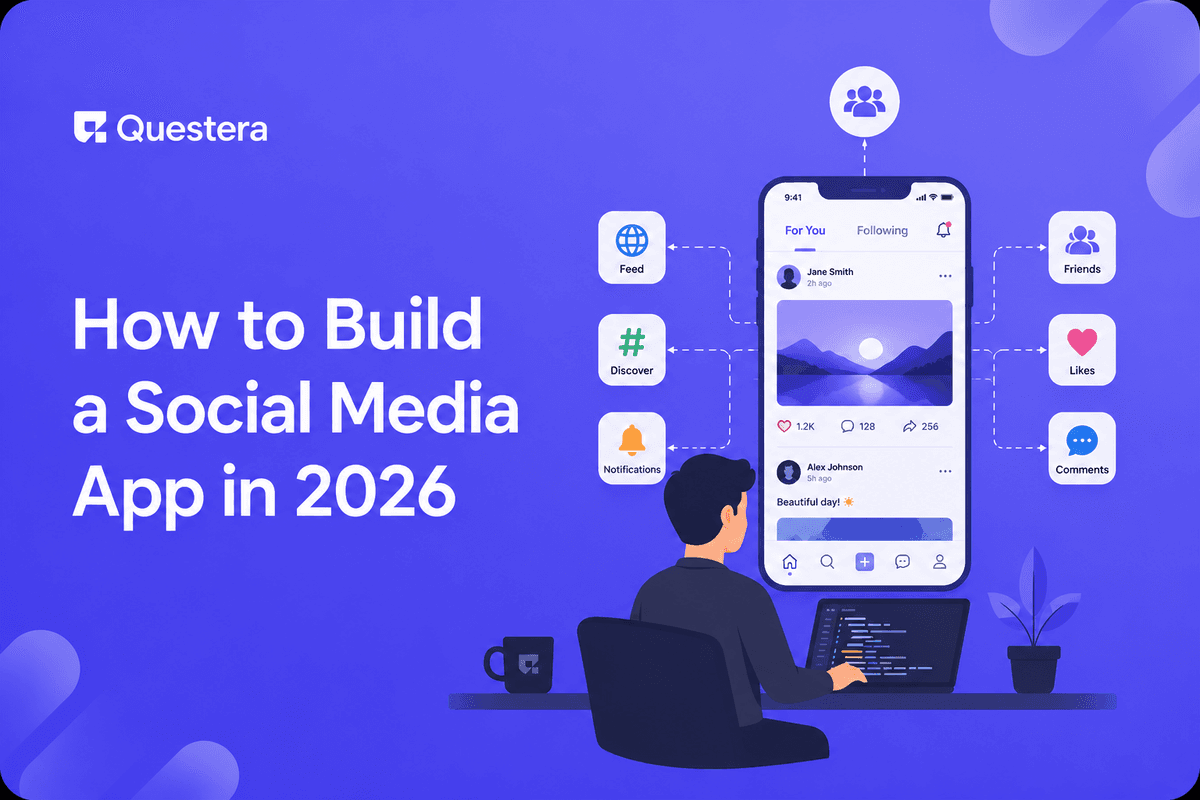 Build a social media app in 2026 — niche community feed with posts and comments visible