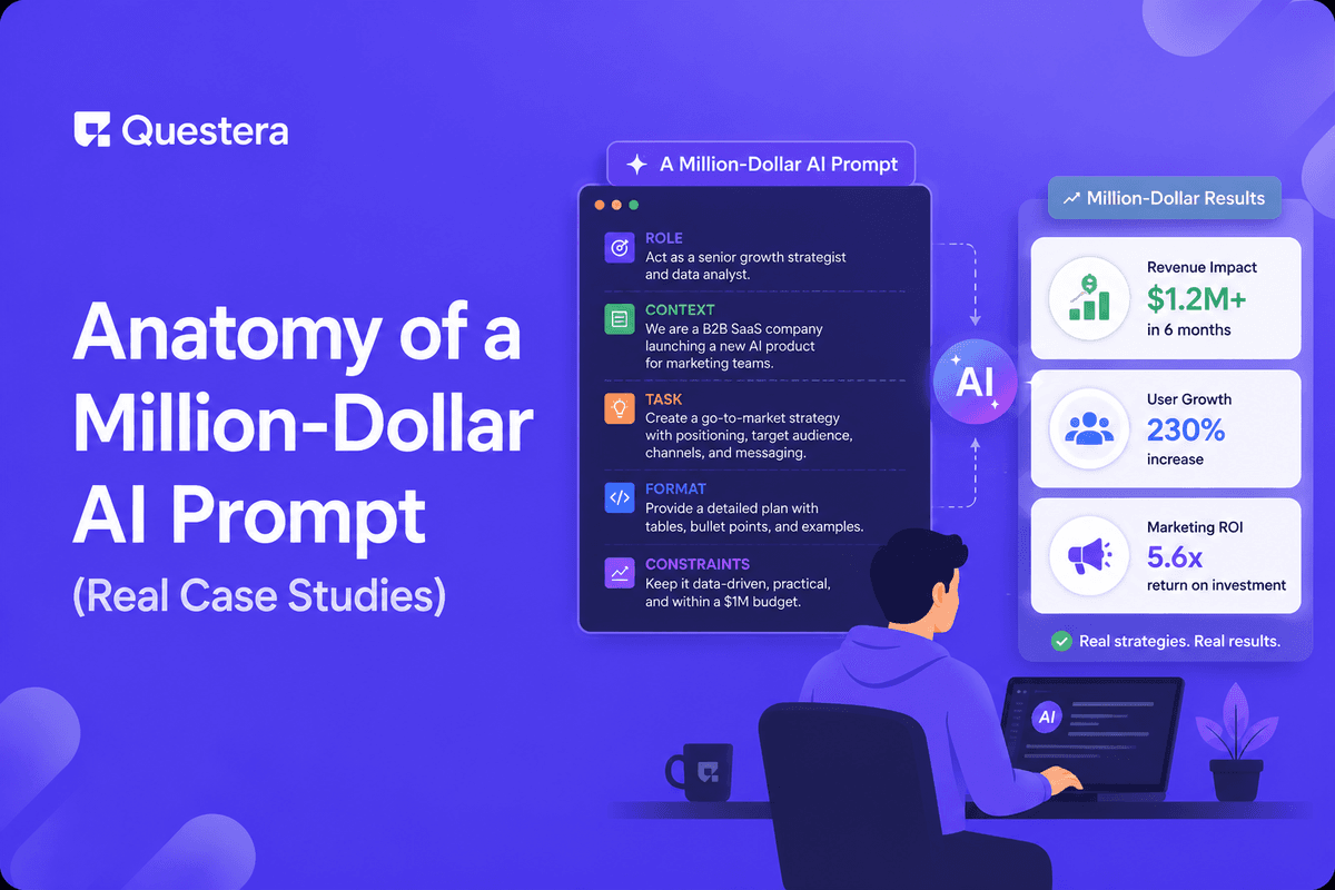 Anatomy of a million-dollar AI prompt — structured product spec with five required ingredients