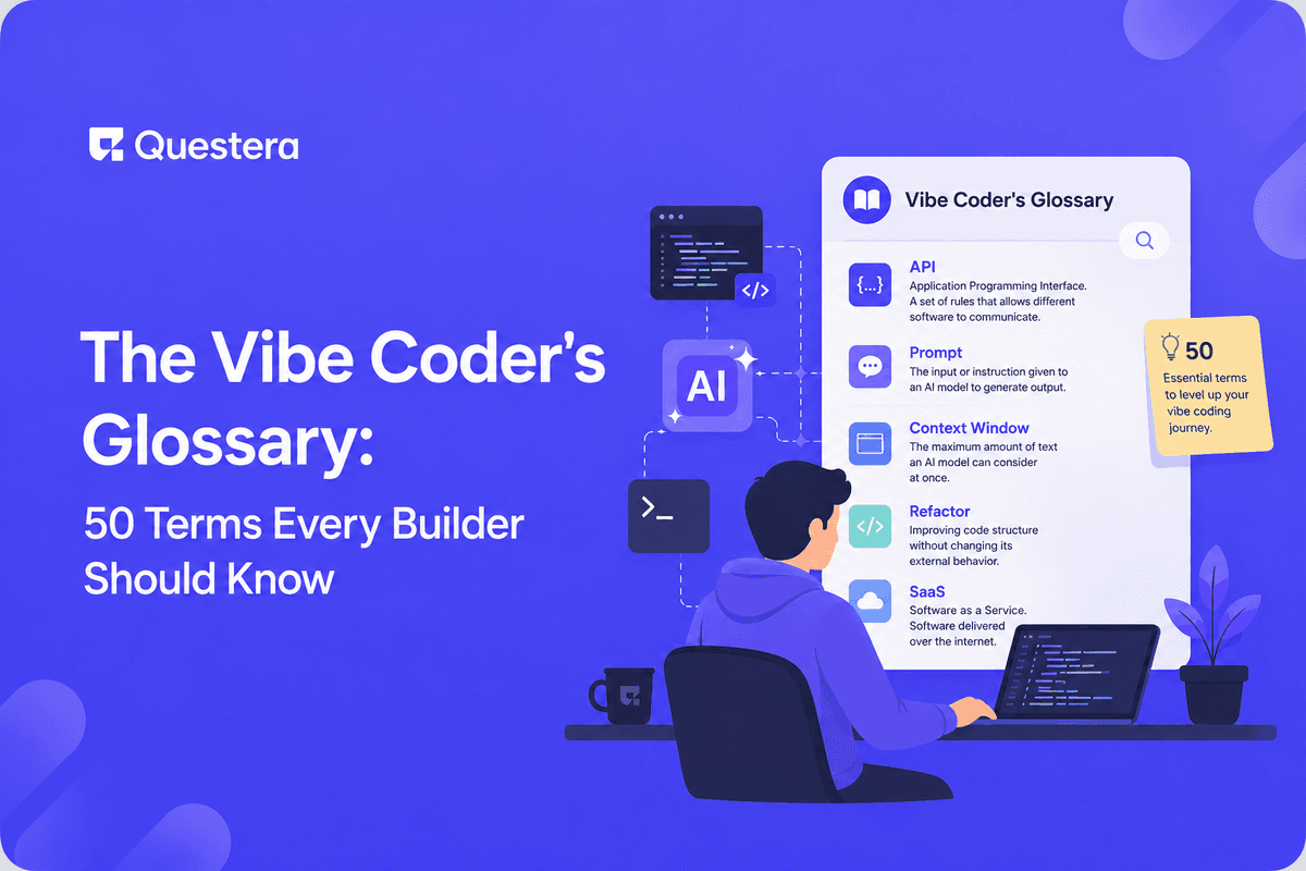 Vibe coder's glossary — 50 essential terms organized by category