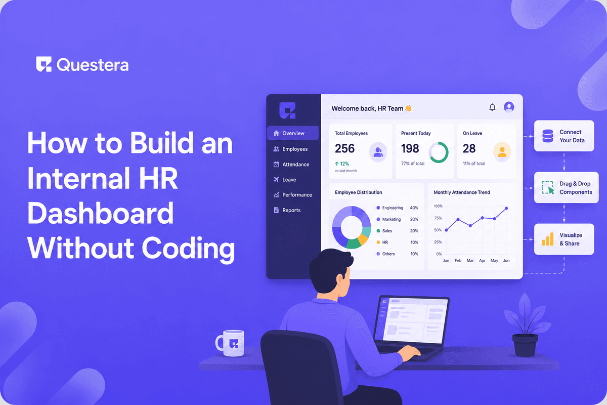 Build an internal HR dashboard without coding — employee profiles, time-off, documents, onboarding