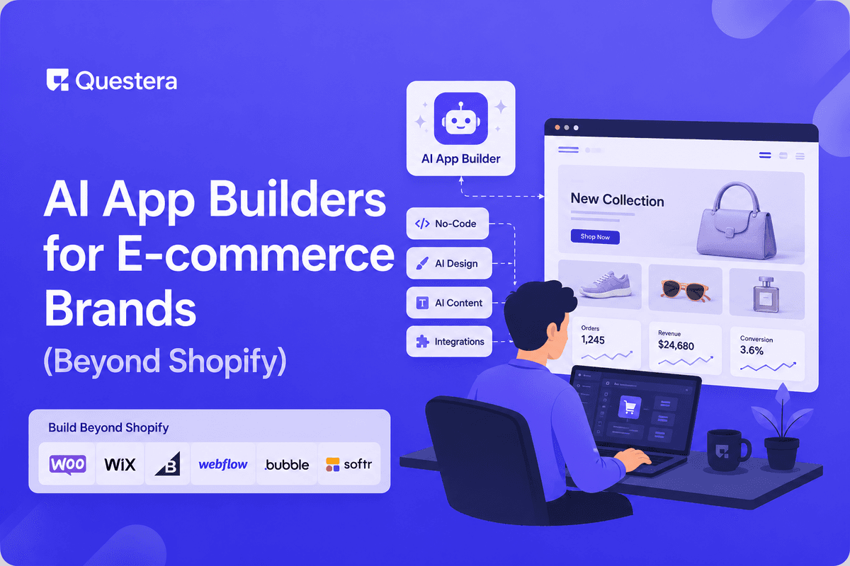 AI app builders for e-commerce beyond Shopify — what to build around the commerce core