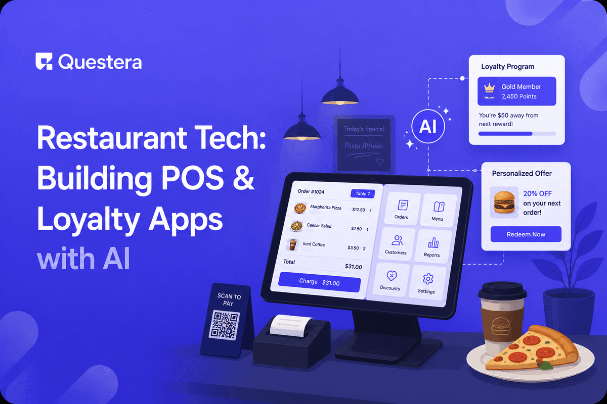Restaurant tech: building POS and loyalty apps with AI