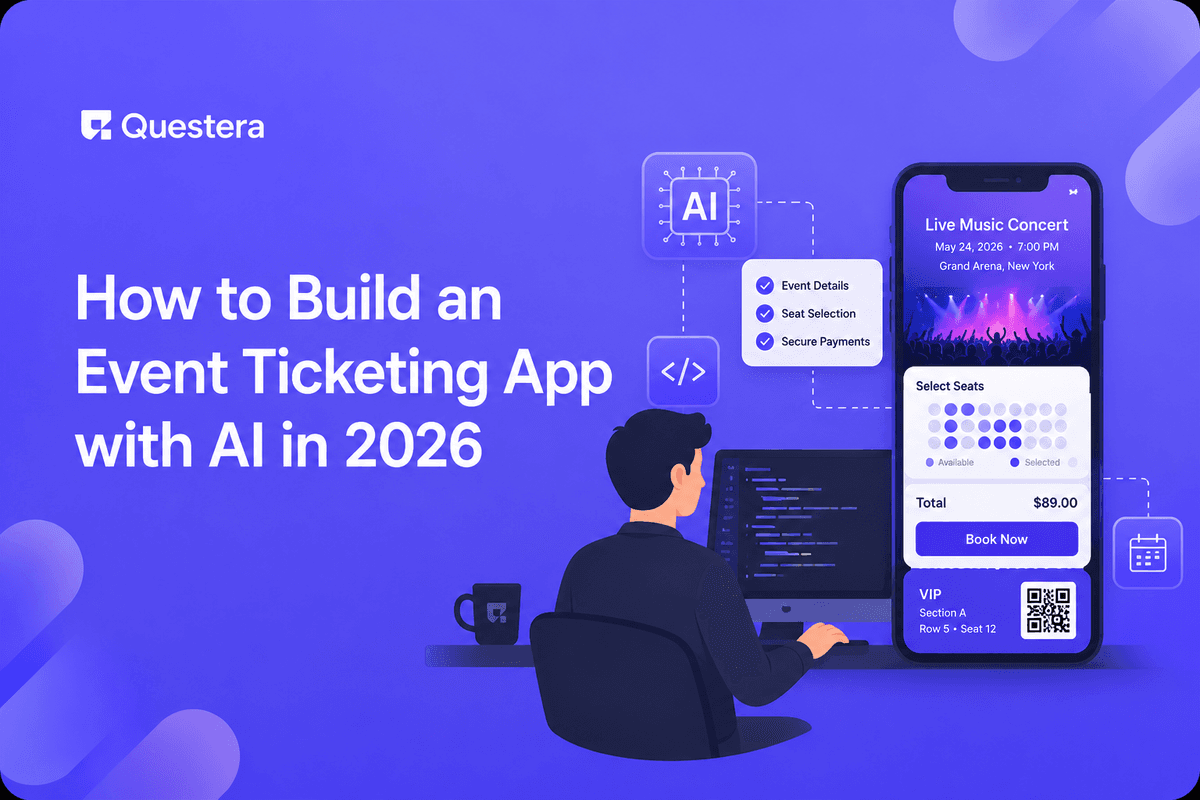 Build event ticketing app with AI in 2026