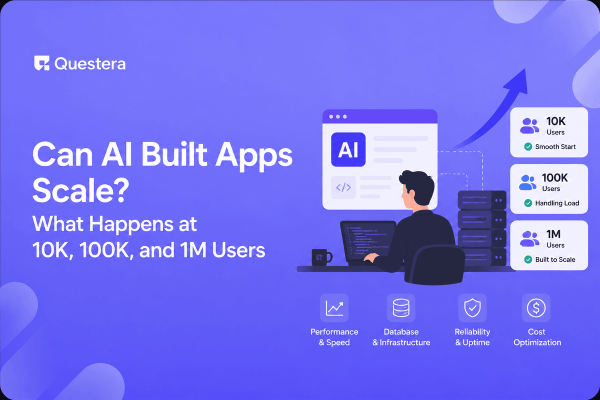 Can AI-built apps scale at 10k 100k 1M users