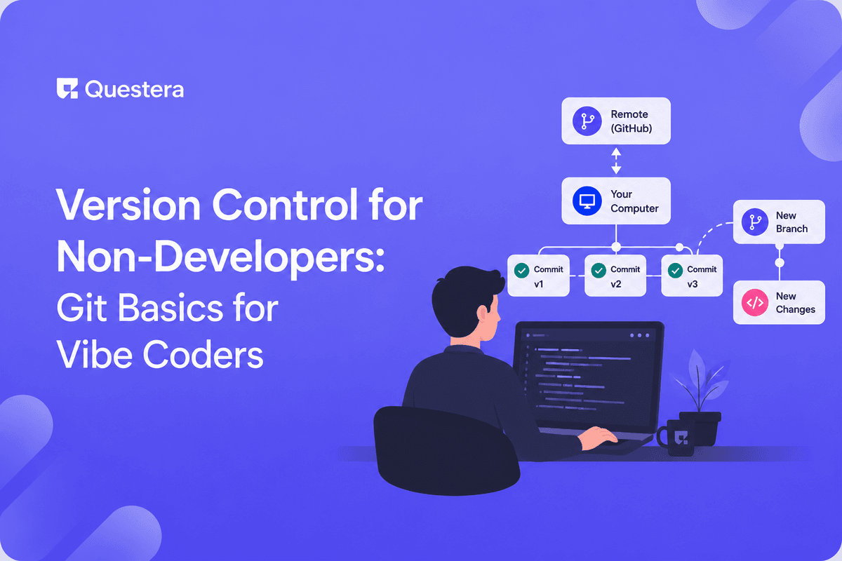 Git basics for vibe coders — version control concepts of commits and branches