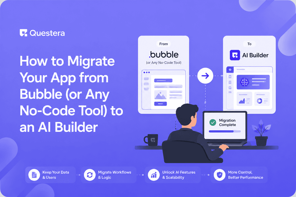 Migrate your app from Bubble to an AI builder — migration plan and data export for 2026