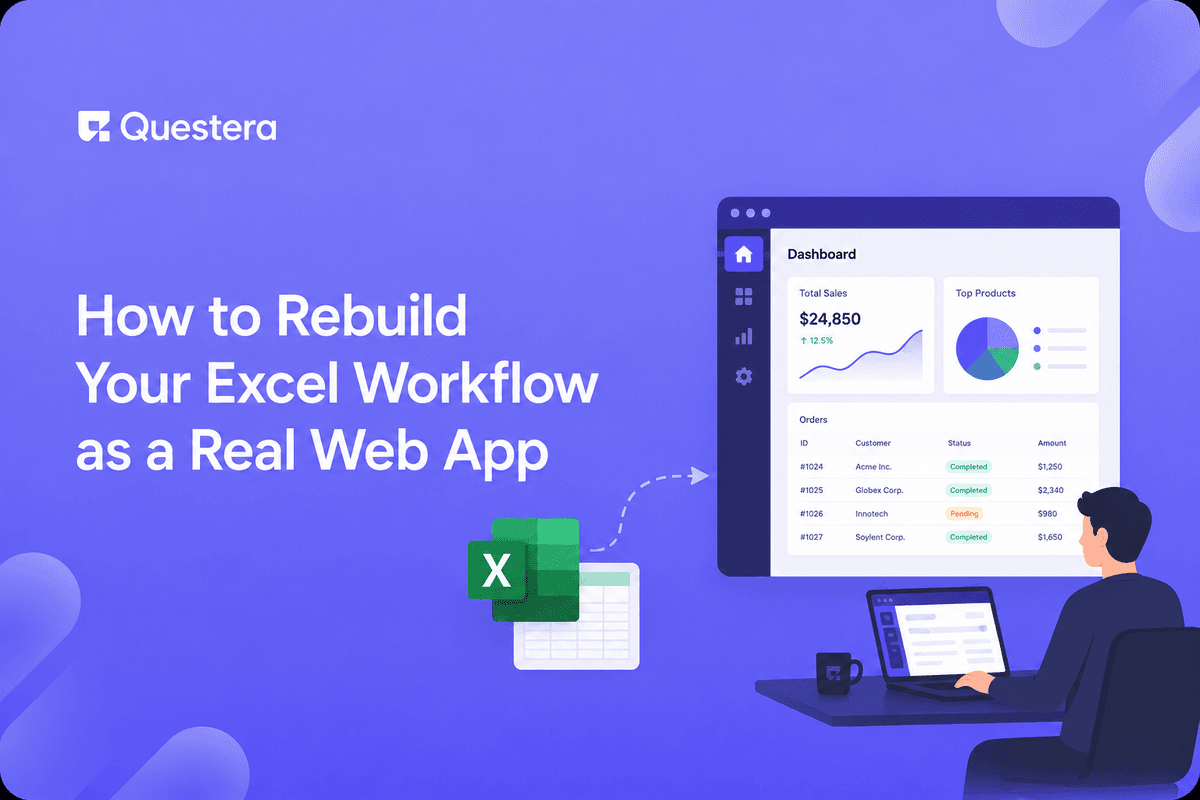 Rebuild your Excel workflow as a real web app — from spreadsheet to multi-user app in 2026