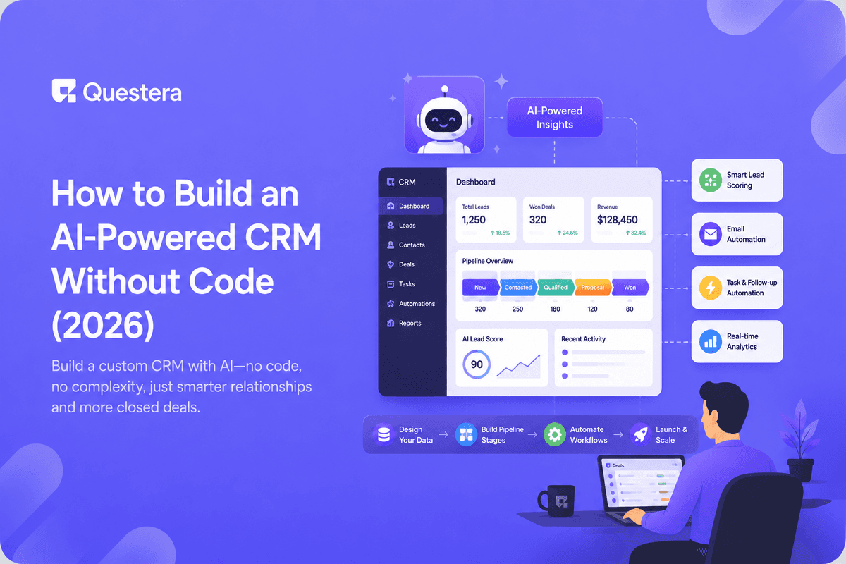 Founder building a custom AI-powered CRM without code in 2026